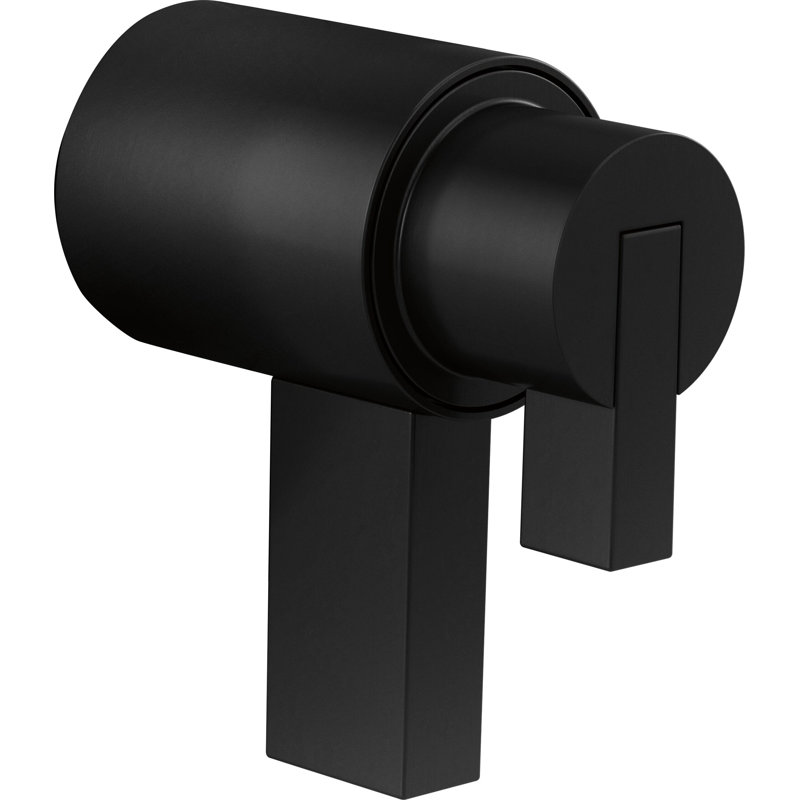 Litze® TempAssure® Thermostatic Shower Only, Matte Black, Lever Handle
