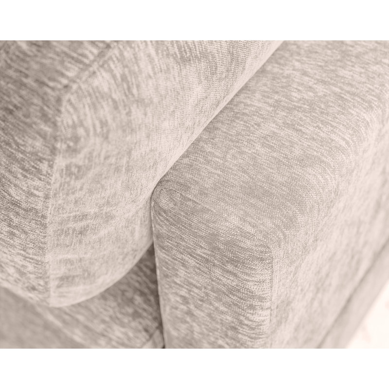 Canapé modulaire 121,26 po, Mélange de polyester et de lin