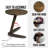C-Shaped Handmade End Table, Side Table For Couches, Sofa Tables Slide Under Couch For Living Room, Over Couch TV Tray Table For Small Spaces-328789864