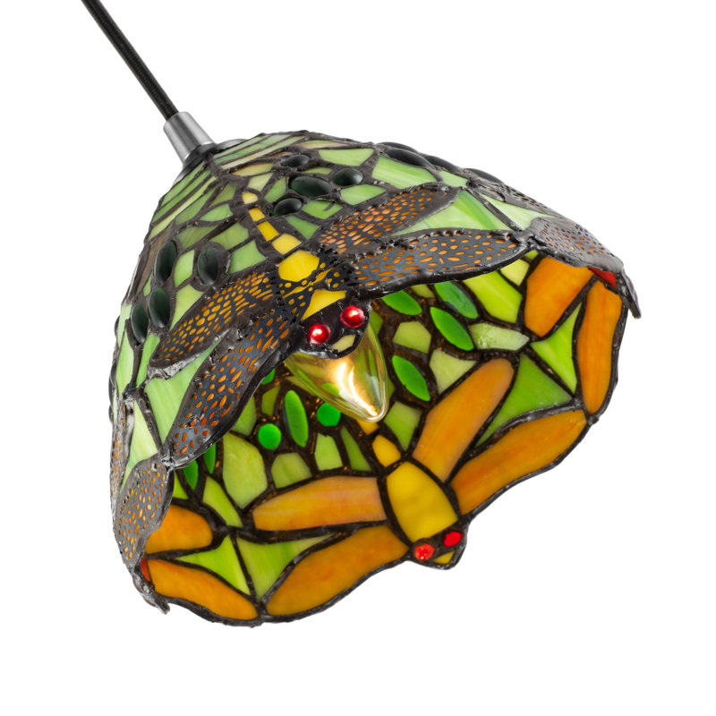 13cm H Glass Round Pendant Shade ( No Direct Attachment Method ) in Green