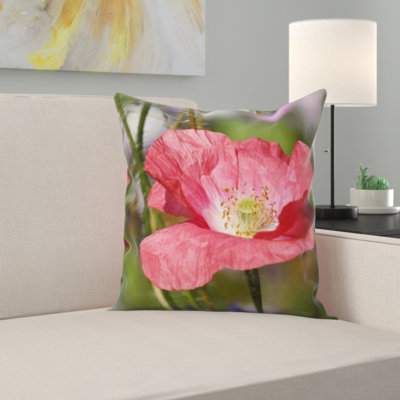 Coussin décoratif rose