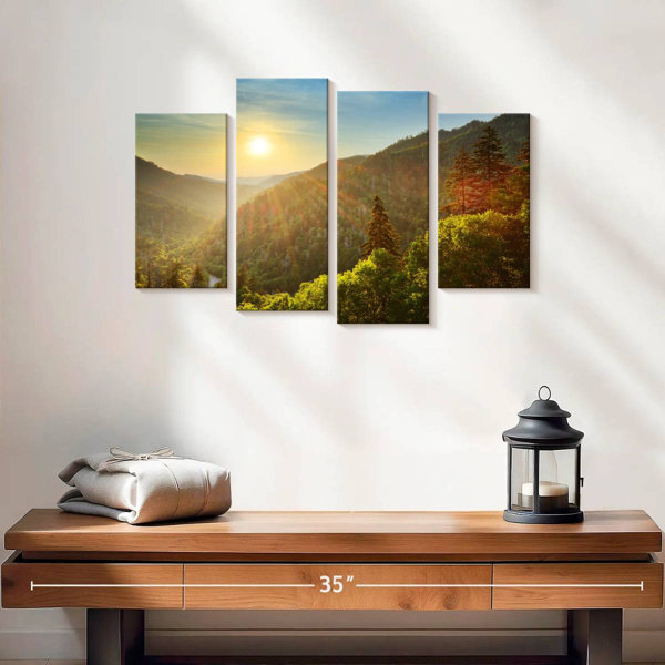 Millwood Pines Alvord Bright Smoky Mountains Sunset - Wayfair Canada