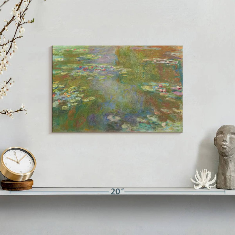 Water Lily Pond, 8" H x 12" W