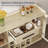 Raymen 55" Wine Bar Cabinet with Wine Glass Holder and Drawer Style Wine Racks-279185618