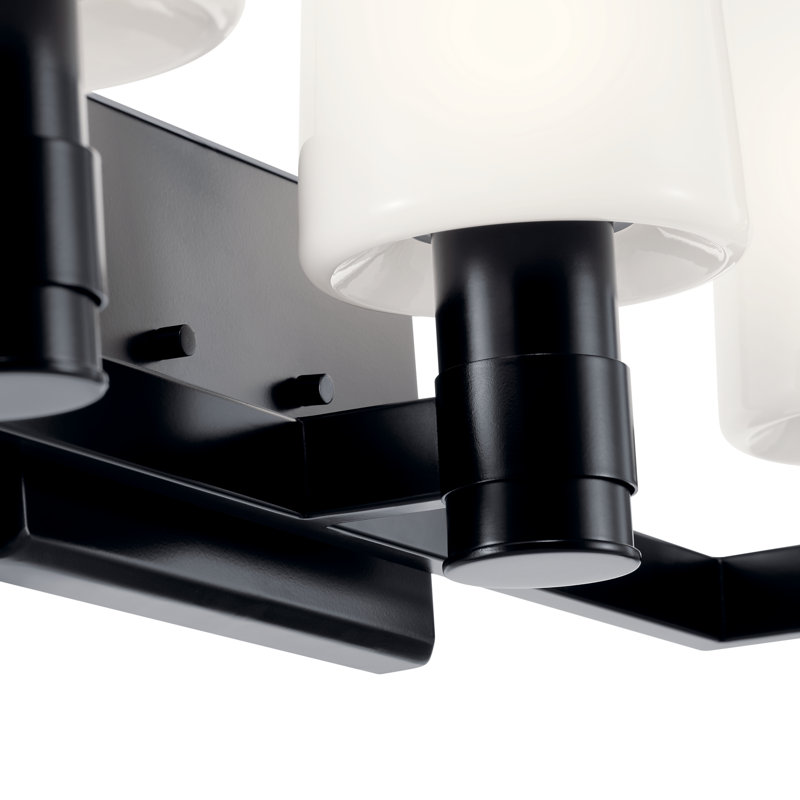 Éclairage pour meuble-lavabo 3 lumières Keison, Noir