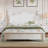 Size Wood Platform Bed Frame,Retro Style Platform Bed With Wooden Slat Support