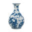 Vase en porcelaine bleu et blanc