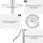  Aryelle Bar Stools Set of 4, Adjustable Height Bar Stools, Counter Barstools with Leather Cushion and Metal Round Base, Bar Height Chairs for Kitchen Island, Brown-1566787790-1563458604