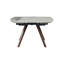 Table escamotable rétractable en imitation de pierre de 55,12 po à 78,74 po pour 6 à 8 personnes