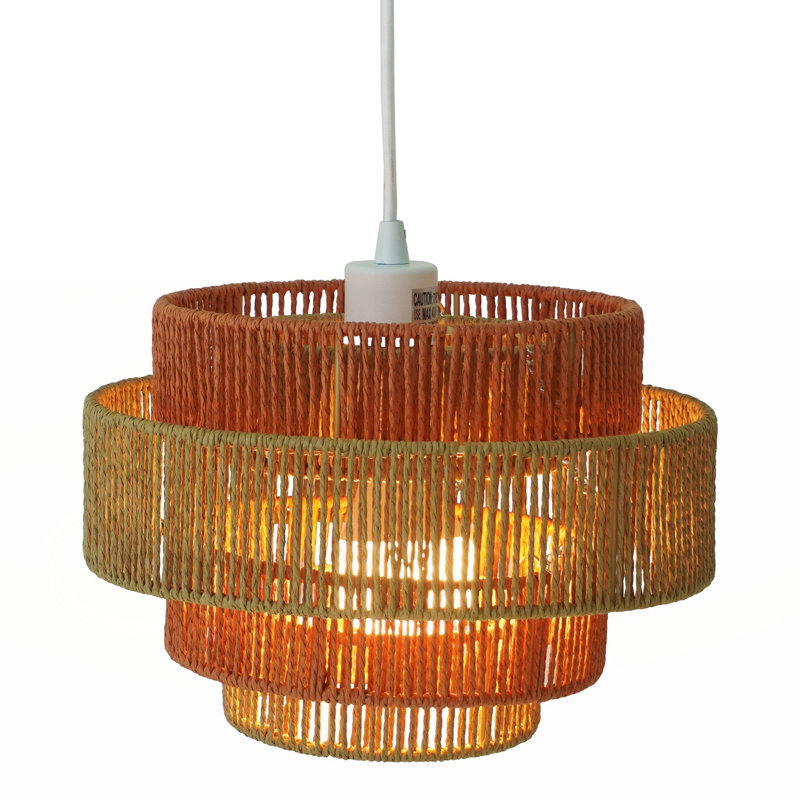Charming Pendant Lamp with Natural and Stylish Weave for All Rooms