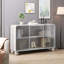 Armoire de rangement élégante en fer et en verre du sol au plafond pour une décoration moderne et une utilisation polyvalente dans la cuisine, le salon ou la salle de bain.-1374582853-1374582850