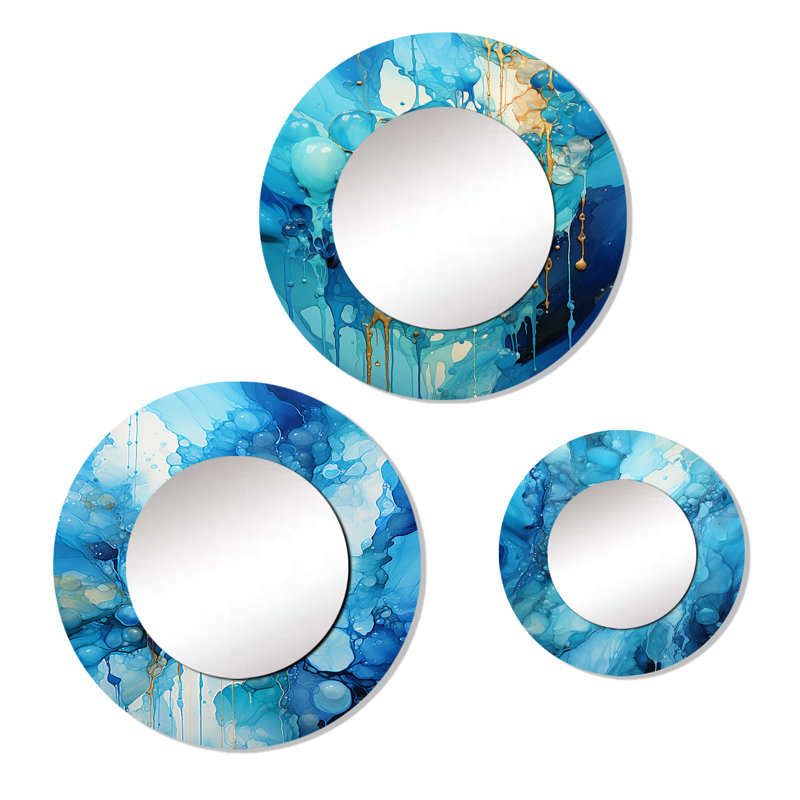 Perris Metal Round Mirror
