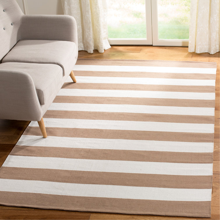 Dirit Hand Woven Cotton Striped Rug