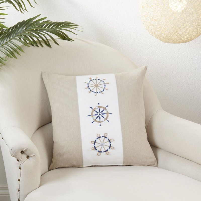 Laguna Collection Cotton Throw Pillow, Polyester
