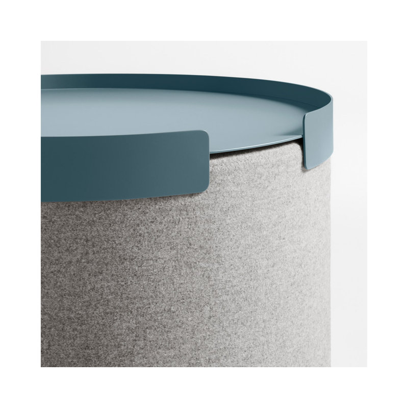 Plateau pour repose-pieds, H 3 po x l 26 po x P 26 po, Bleu marine