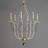 Jantjeline 6 - Light Steel Dimmable Chandelier
