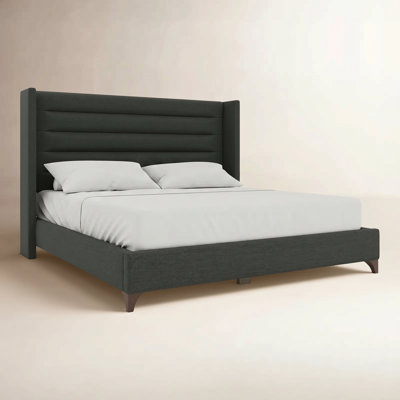Miliyah Wingback Maple Bed