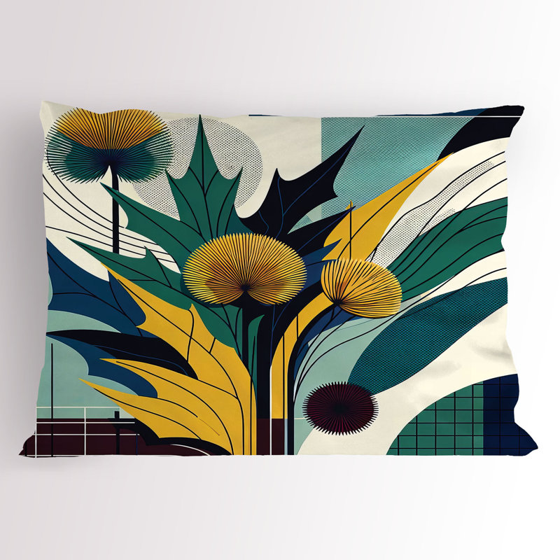 Polyester Floral Sham, Standard