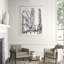 Downtown' Framed Print on Canvas