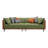 Modern Upholstered Sofa Set with Foam Cushions and Wood Frame, Includes Armchair, Loveseat and 3-Seater, Green Living Room Seating Set
