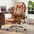 Gavin Faux Leather Executive Chair Ergonomic Office Chair with Inflatable Lumbar Support Spring cushion seat-468170009