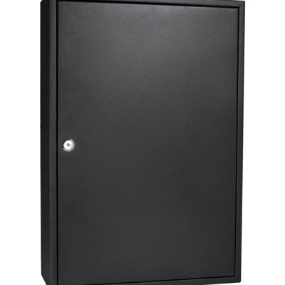 Armoire à 200 clés en acier - fixation murale avec étiquettes réglables, verrouillables et colorées pour un rangement organisé dans les lieux de travail