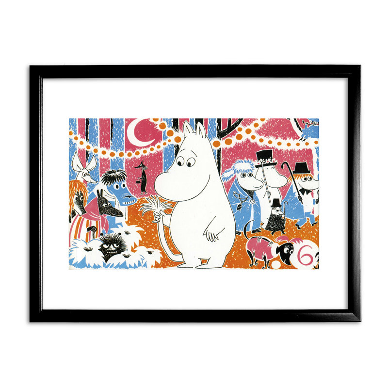 Tove Jansson - Single Picture Frame Print, Black