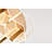Kenzo - LED 5 Light Flush Mount - Vintage Brass Finish - Light Guide Panel-253144093-253144064