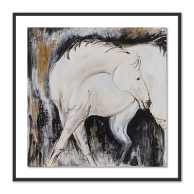 White Horse III Print by Donna Bernstein