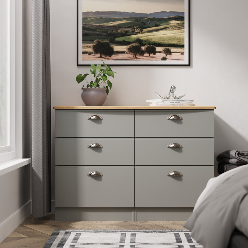 112cm W 6 - Drawer Chest of Drawers