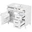Meuble-lavabo simple 36 po avec comptoir en céramique 36 po | Idée de cadeau-461998293