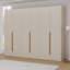 Temar 6 Door Manufactured Wood Wardrobe