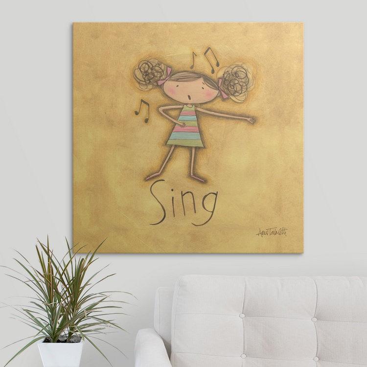 «Sing» Shavano, reproduction d'art, H 35 po x l 35 po x P 1,5 po, Toile