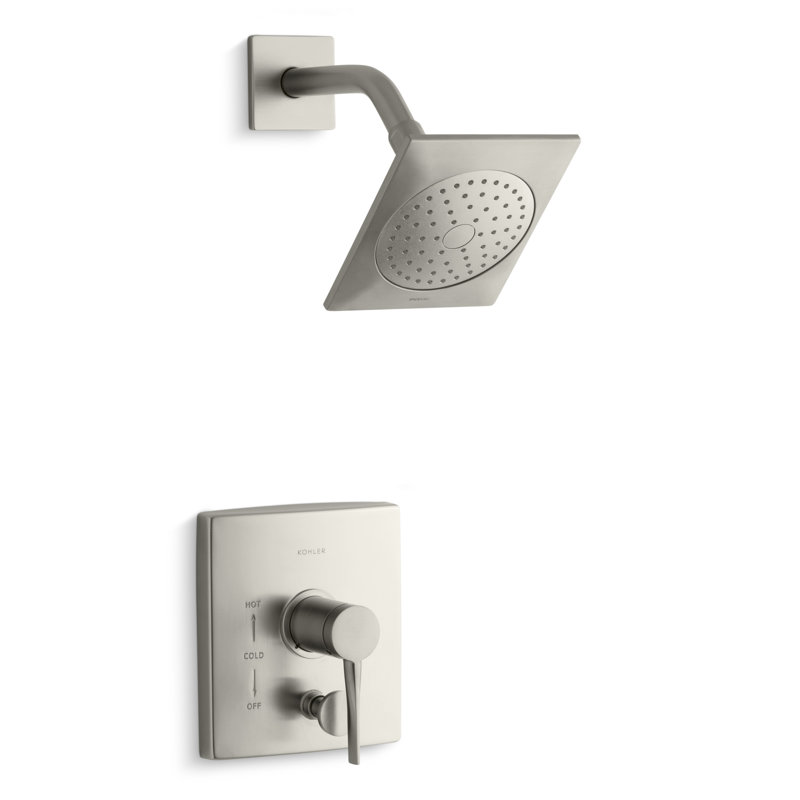 Stance Rite-Temp Shower Trim, Vibrant Brushed Nickel