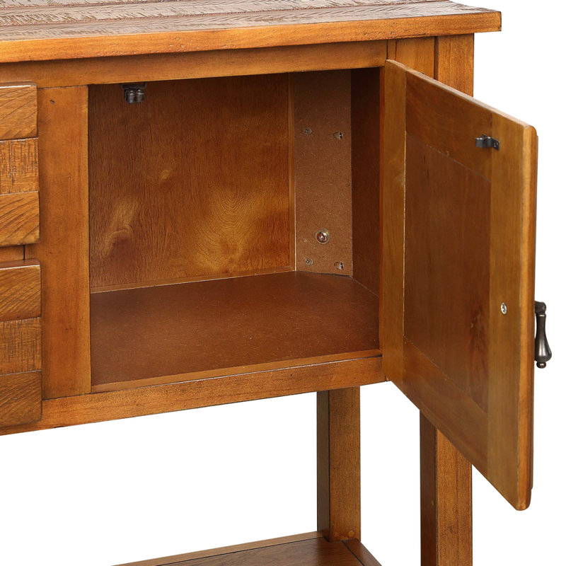 48'' Console Table, Brown