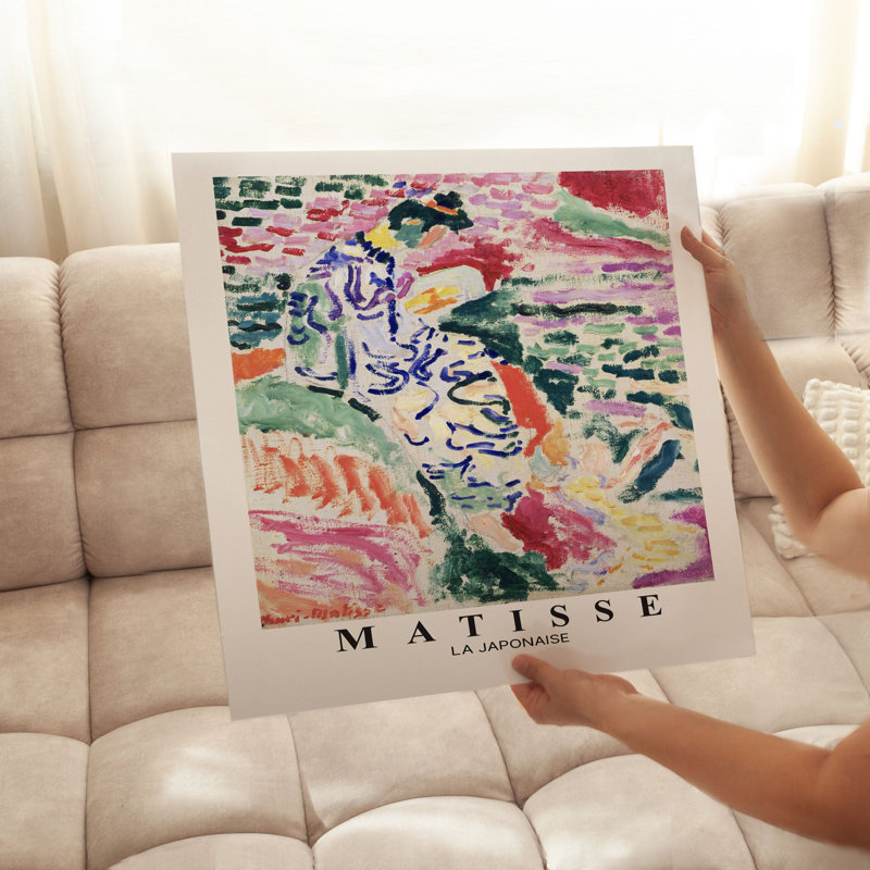 «Landscape and Nature Henri Matisse La Japonaise», reproduction d'art non encadrée, H 28 po x l 28 po