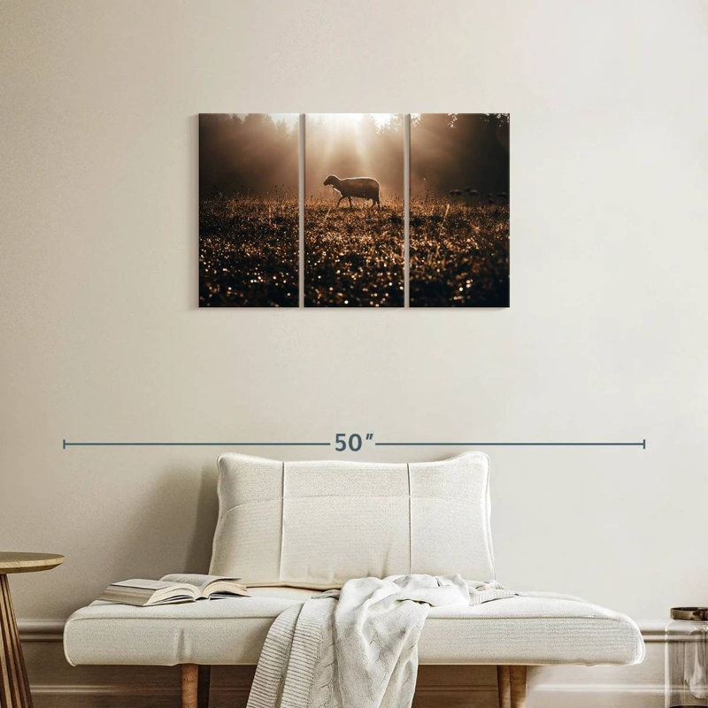 Brampt Lost Sheep, 20" H x 33" W