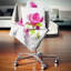 Fleur de magnolia rose pleine fleur - coussin à imprimé floral-30743809-30743813