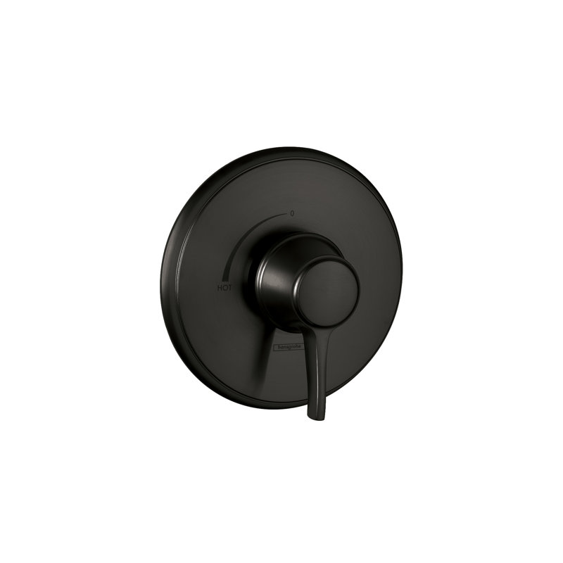 Garniture de robinet à pression équilibrée Metris C, Noir mat