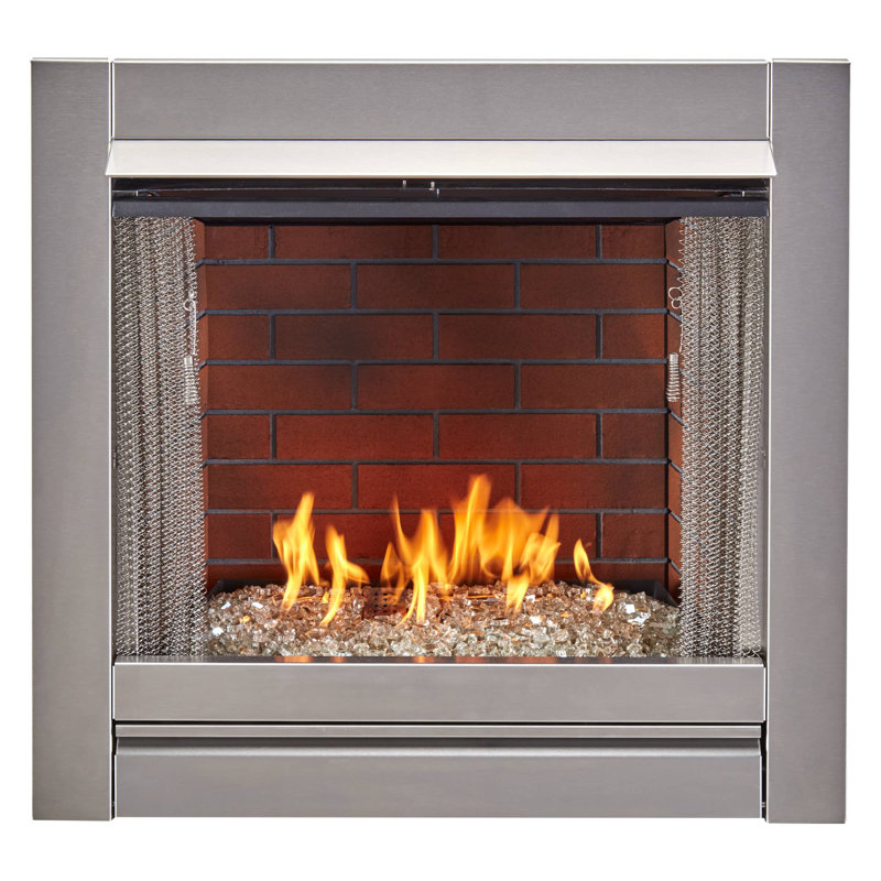 Angeliki-Electra Ceramic Fiber Brick Fire Back, Vintage Red