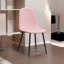 Elegant & Versatile Set of 6 Fabela Chairs – Upholstered Hand-Finished Scandinavian Modern Dining Chairs with Ergonomic Seat-2115625975-2137126037