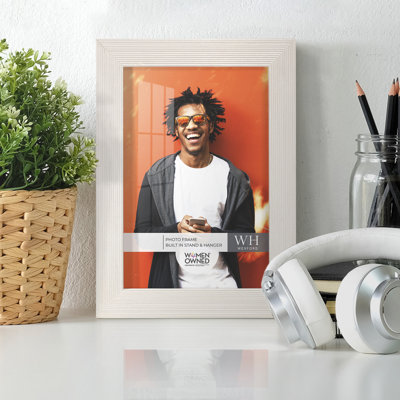 Ensemble de 2 cadres à photo simples en bois 3 po x 5 po noirs