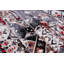 Tapis oriental rouge / gris Mangassa-1402094577