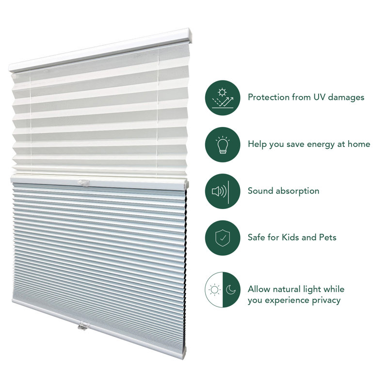 Cordless Blackout Cellular Shade, 54.25"W x 78"L