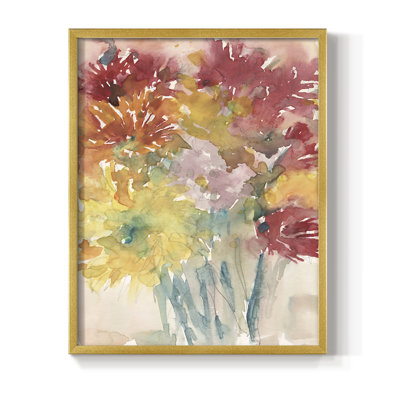 Floral Treats I, reproduction encadrée - bois massif