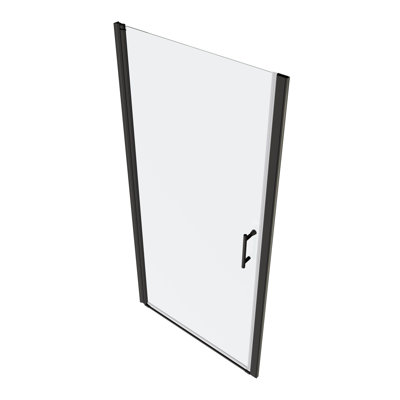 Stylish 1 3/8" Adjustment,Universal Pivot Shower Door, Open Outside, With 1/4" Tempered Glass