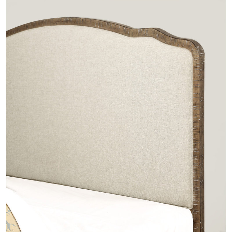 Posey Upholstered Standard Bedroom Set, 5 Pcs: Bed, 2 Nightstands, 2 Dressers, King