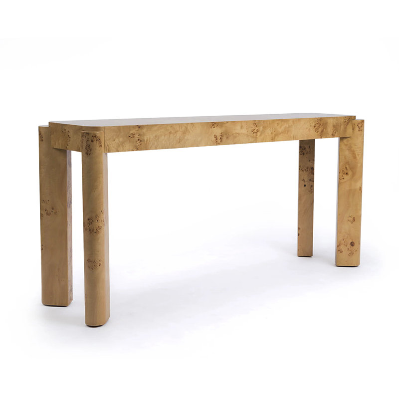 Console luxueuse de style américain, H 29,5 po x l 63 po x P 15,7 po