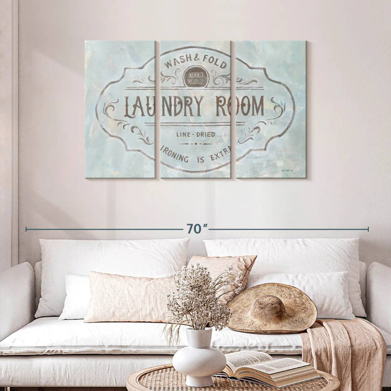 Plaque murale Kema Laundry Day, H 28 po x l 45 po