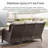Schutt 5 - Person Wicker Outdoor Seating Group with Fire pit, Sofa, Chairs, Ottomans and Cushions-1315132321-1315132323